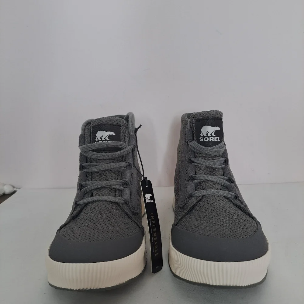 Sorel out n about III mid sneaker waterproof quarry sea salt 5 NWT - Picture 7 of 10